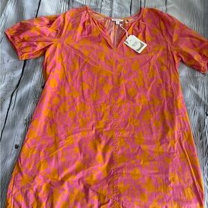 Free Assembly-Pink and Orange Women's Dress